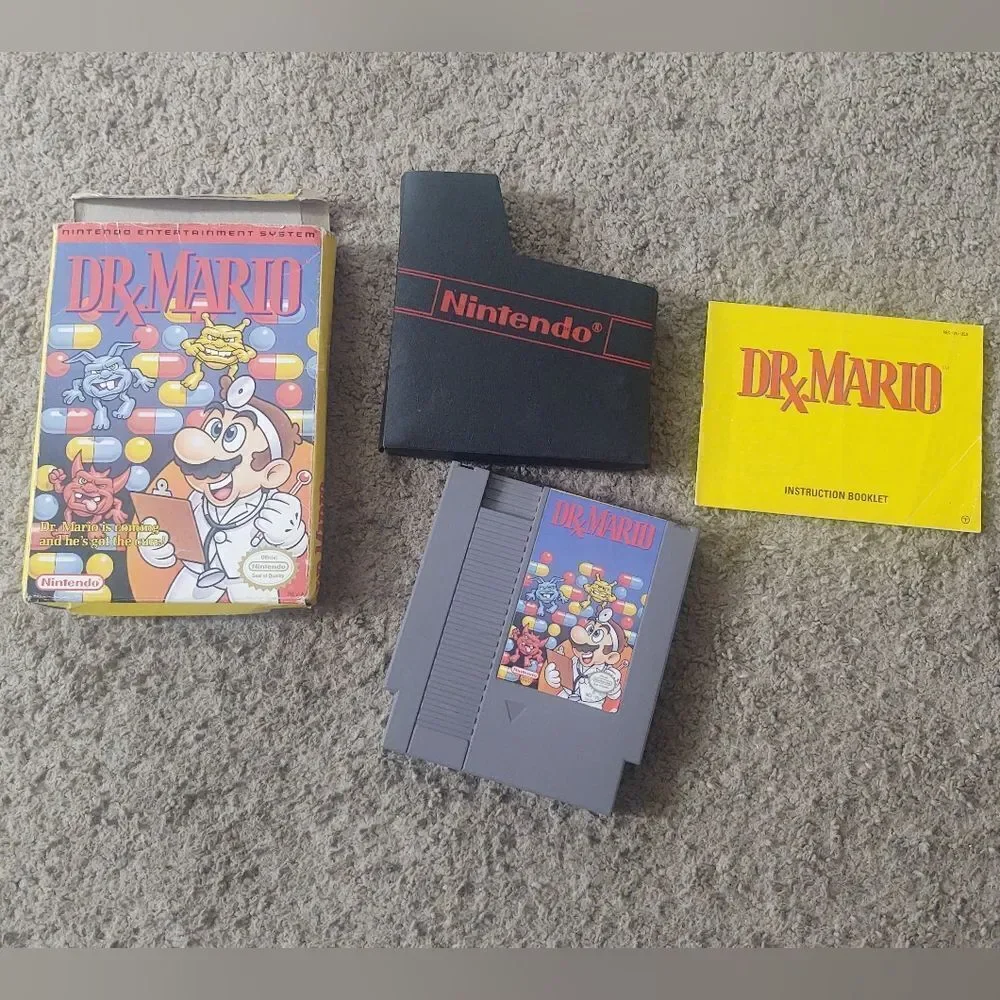 Dr. Mario for Nintendo NES COMPLETE PRE-OWNED WITH BOX & MANUAL